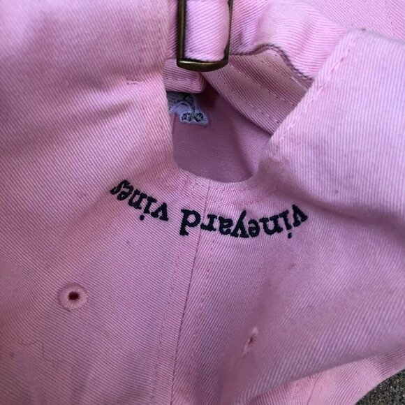 VINEYARD VINES Baseball Dad Hat Unisex Adult Pink Whale Logo Adjustable Cap​​​ - Picture 4 of 6